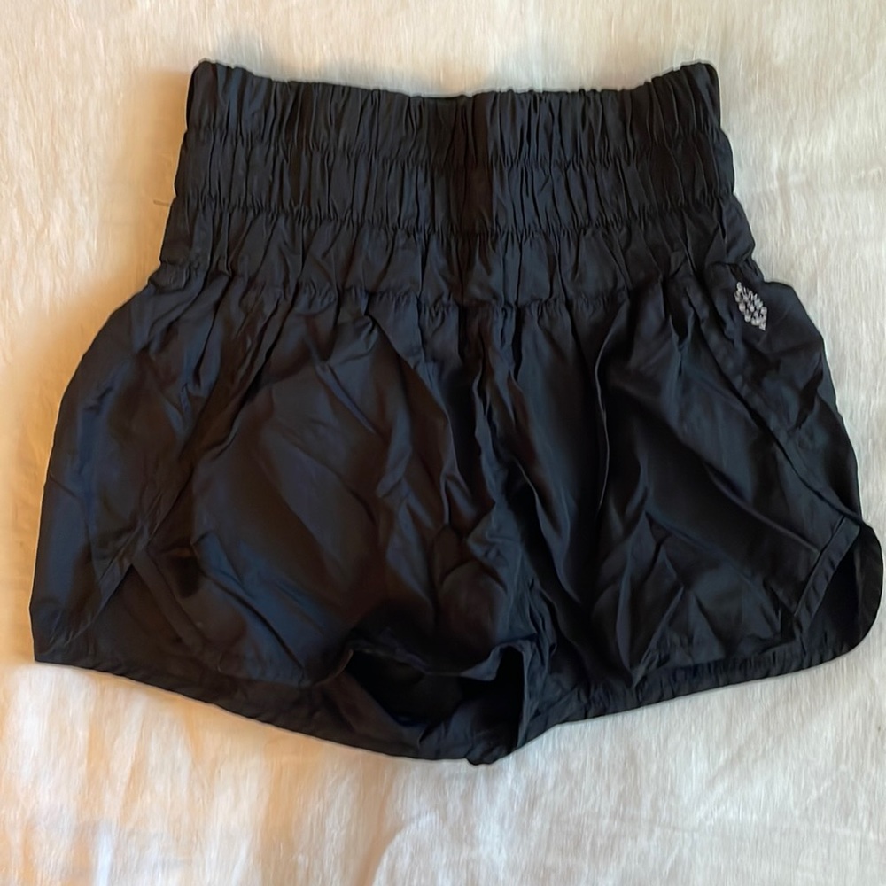 Black FP MOVEMENT athletic shorts with underwear lining in size small